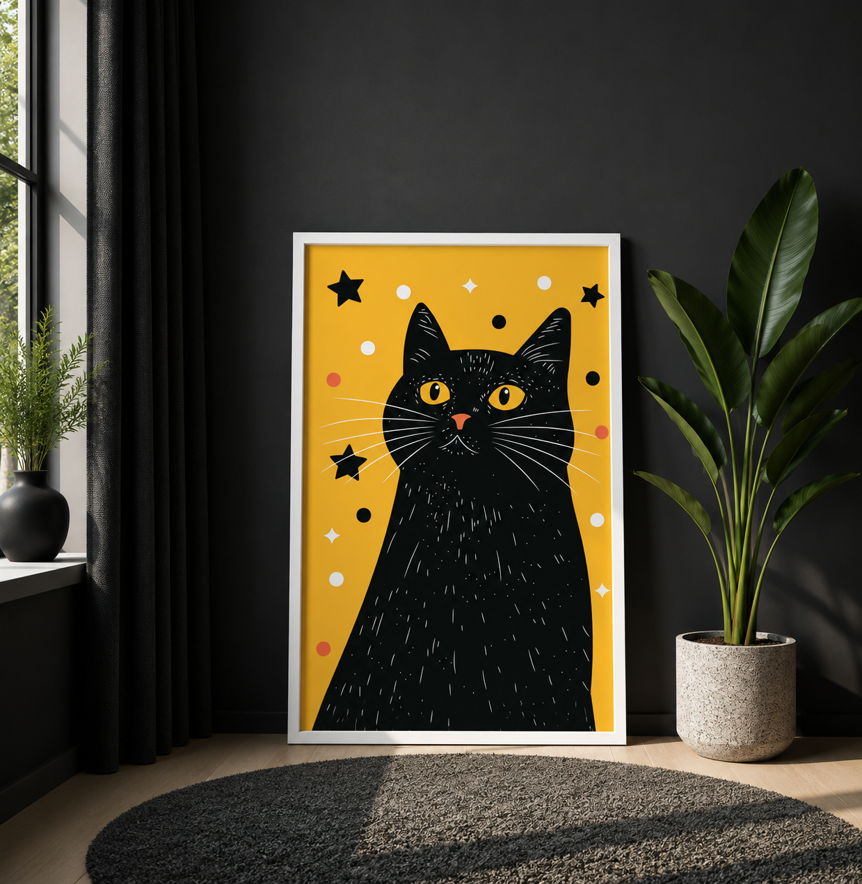 EL Frames modern abstract wall art print