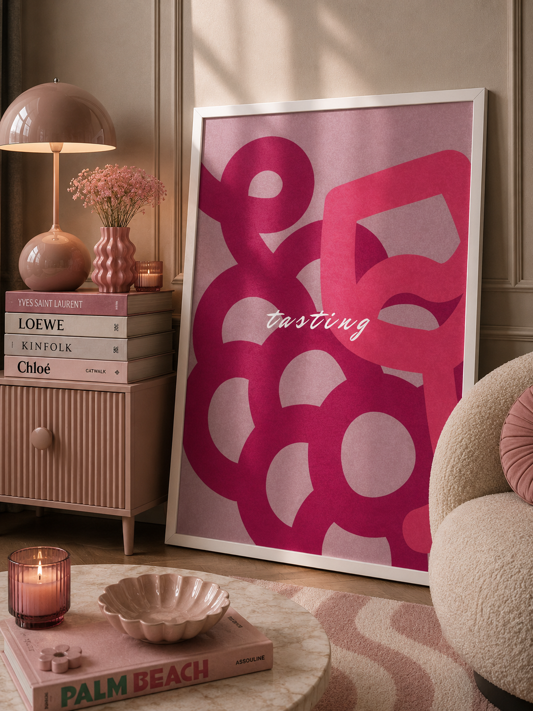 EL Frames modern abstract wall art print