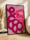 EL Frames modern abstract wall art print