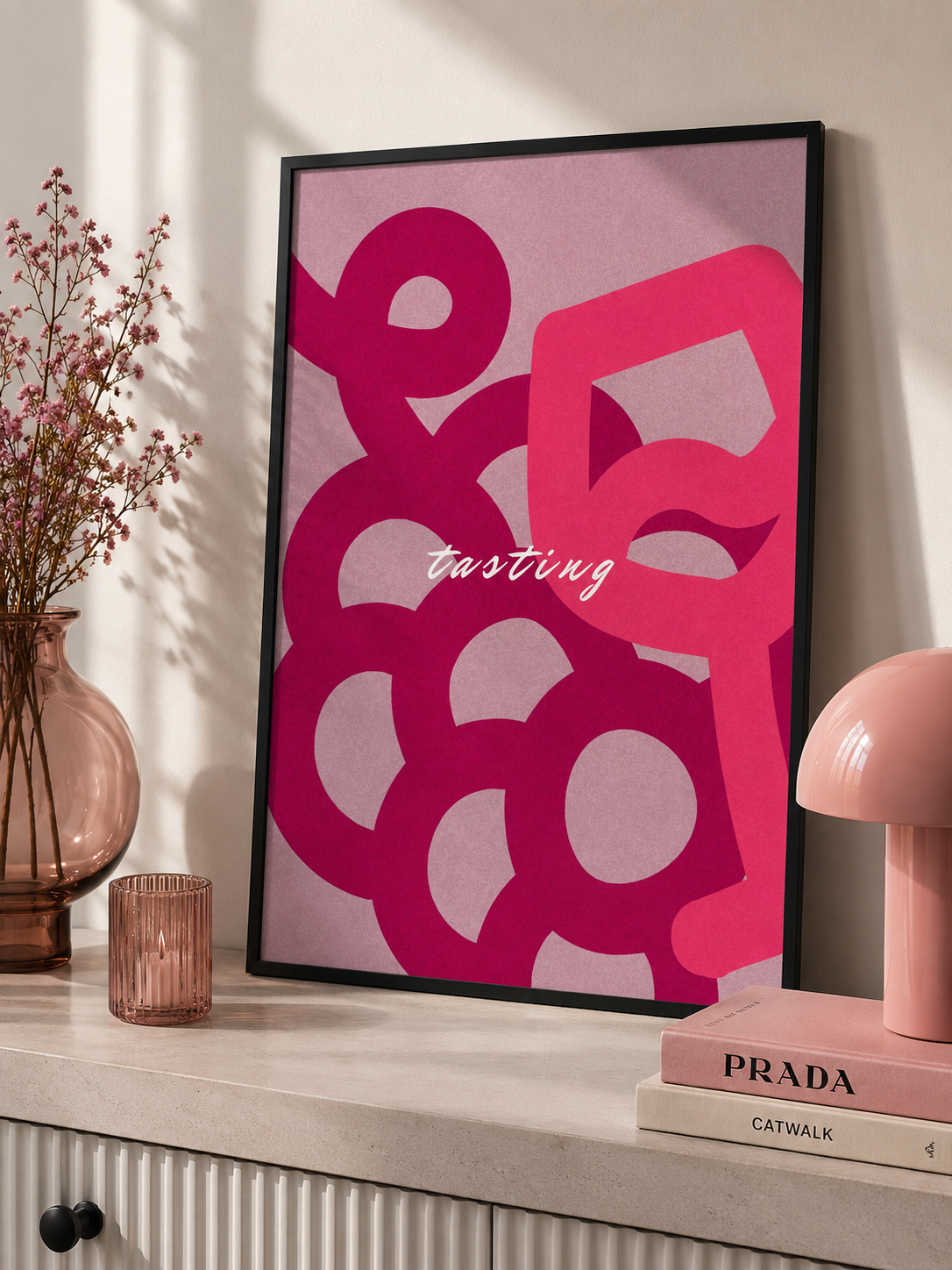 EL Frames modern abstract wall art print