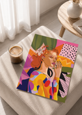 Tropical Muse abstract wall art poster