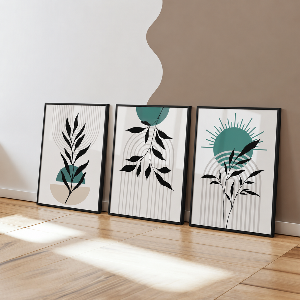 EL Frames modern abstract wall art print