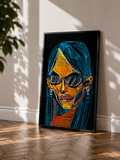 EL Frames modern abstract wall art print