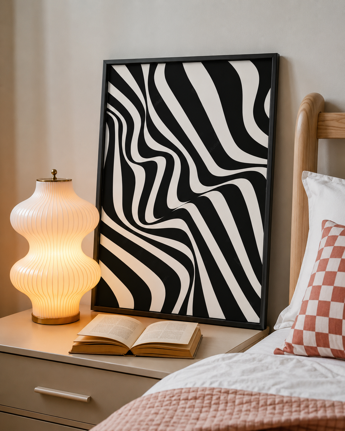 EL Frames modern abstract wall art print