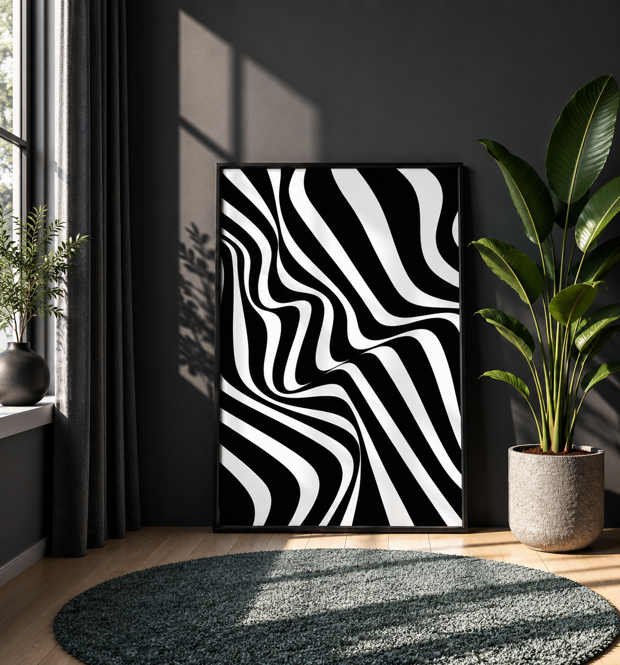 EL Frames modern abstract wall art print