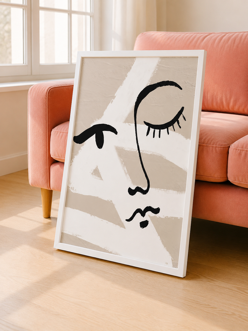 EL Frames modern abstract wall art print