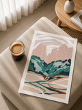 modern abstract wall art print