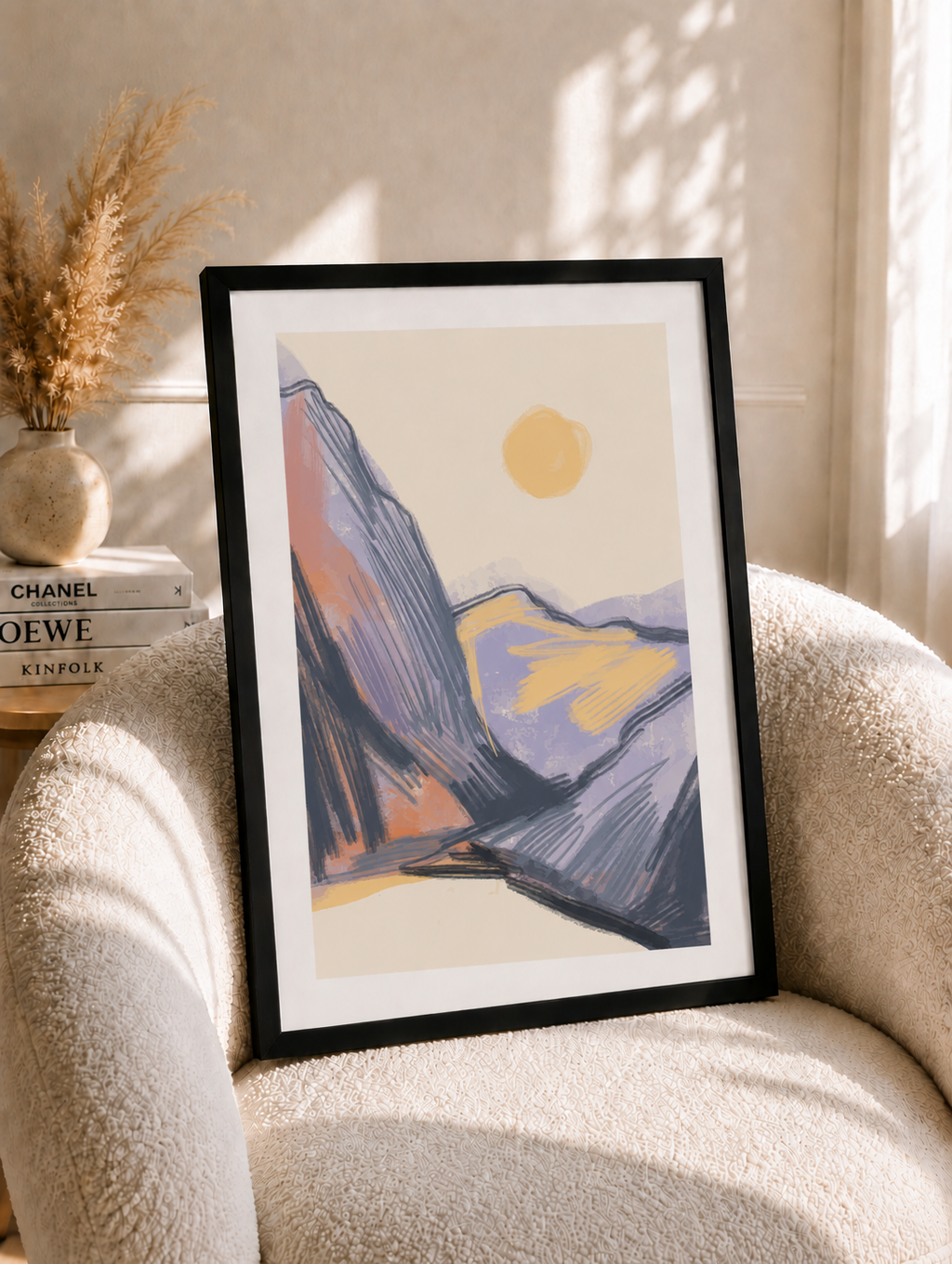 EL Frames landscape wall art print