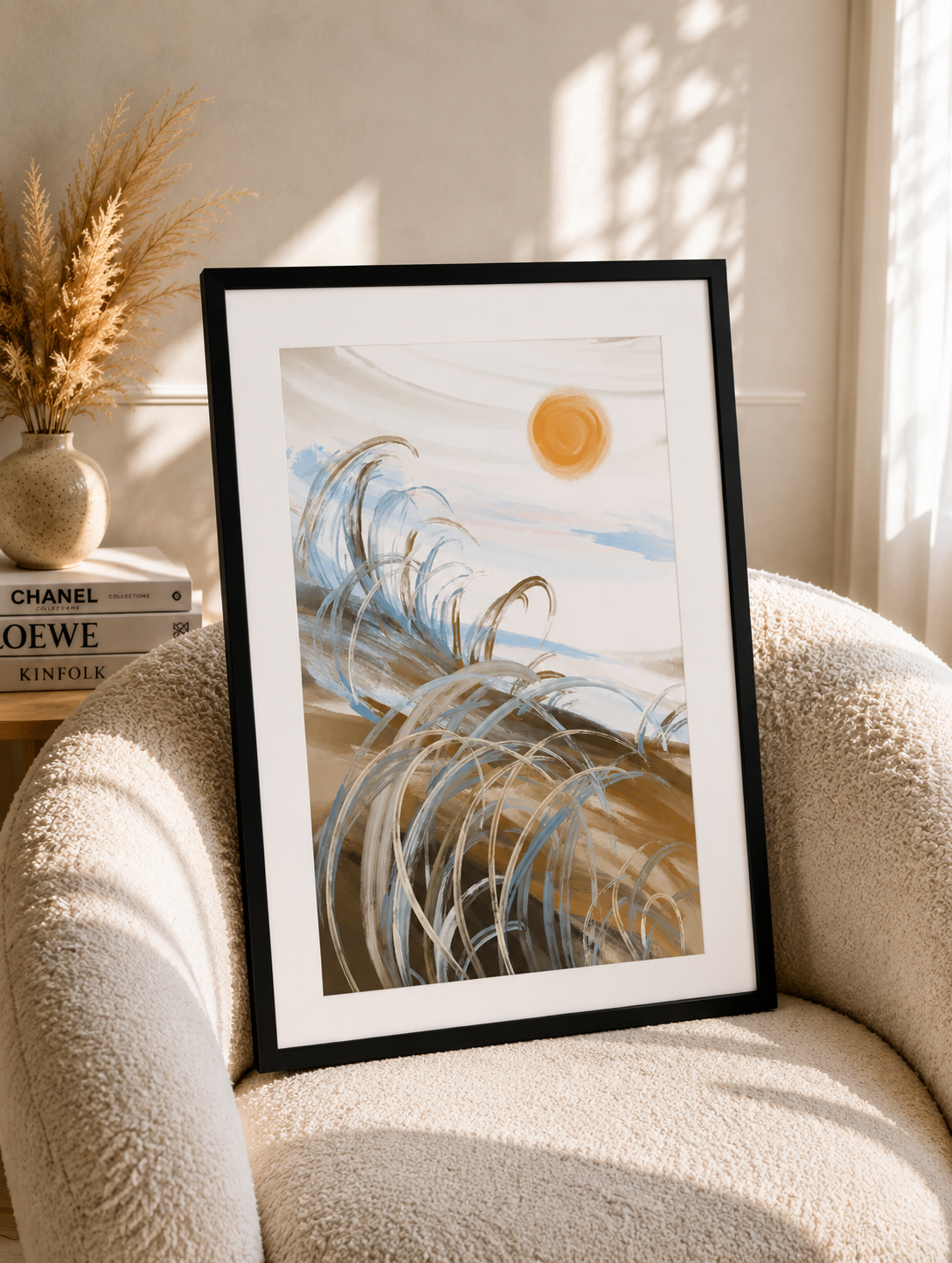 EL Frames Mountain Horizon landscape wall art print