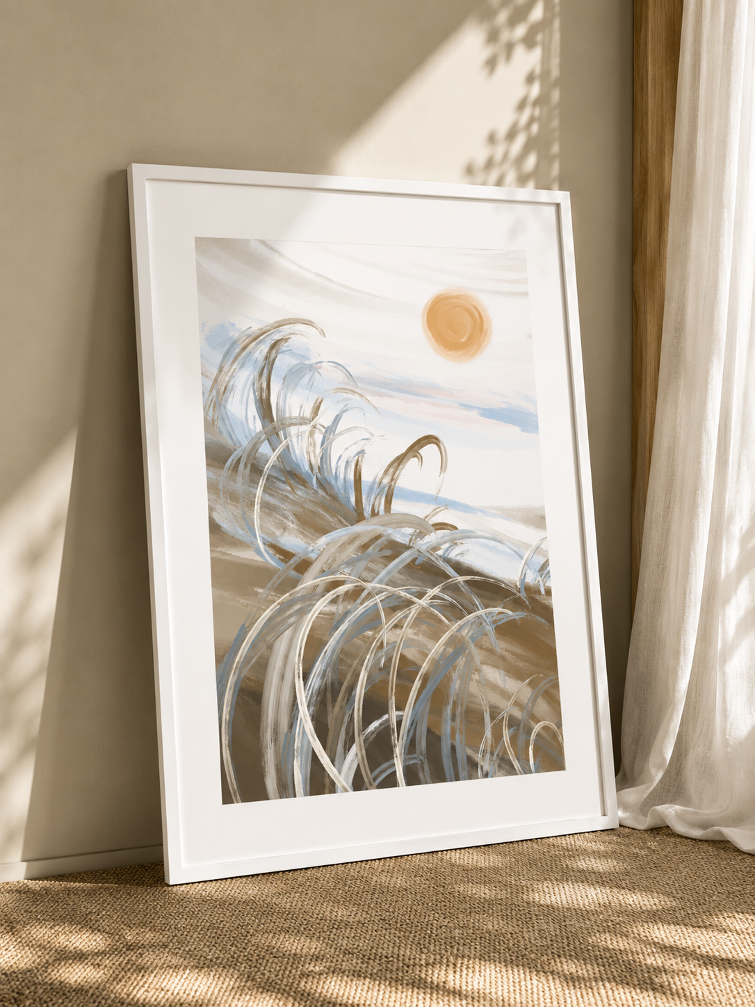 EL Frames Mountain Horizon landscape wall art print
