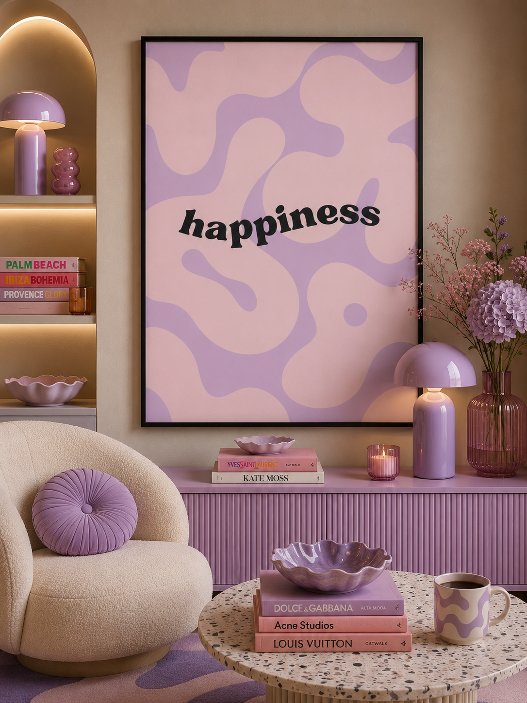 abstract wall art poster