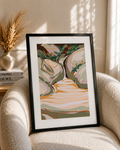 modern abstract wall art print
