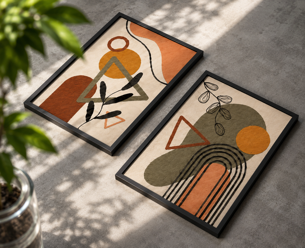 Сет от 2 картини - Terracotta Harmony Collection