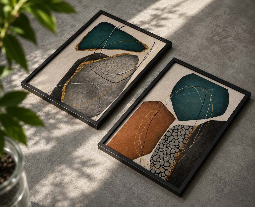 Сет от 2 картини - Terra Abstract Collection