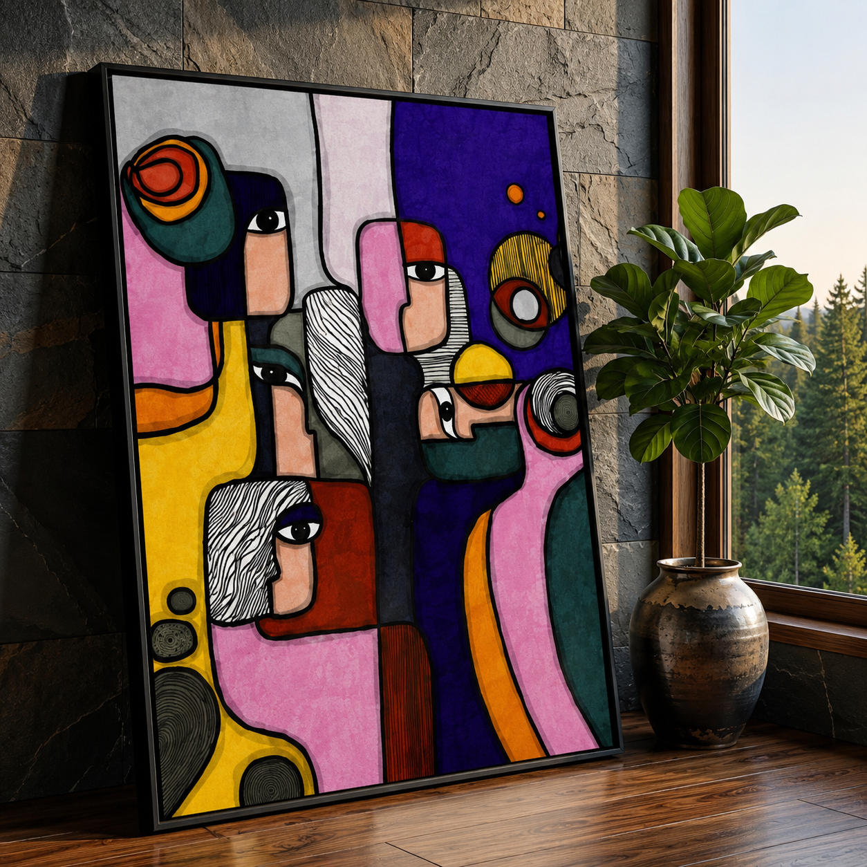 Сет от 2 картини - Modern Portraits Collection