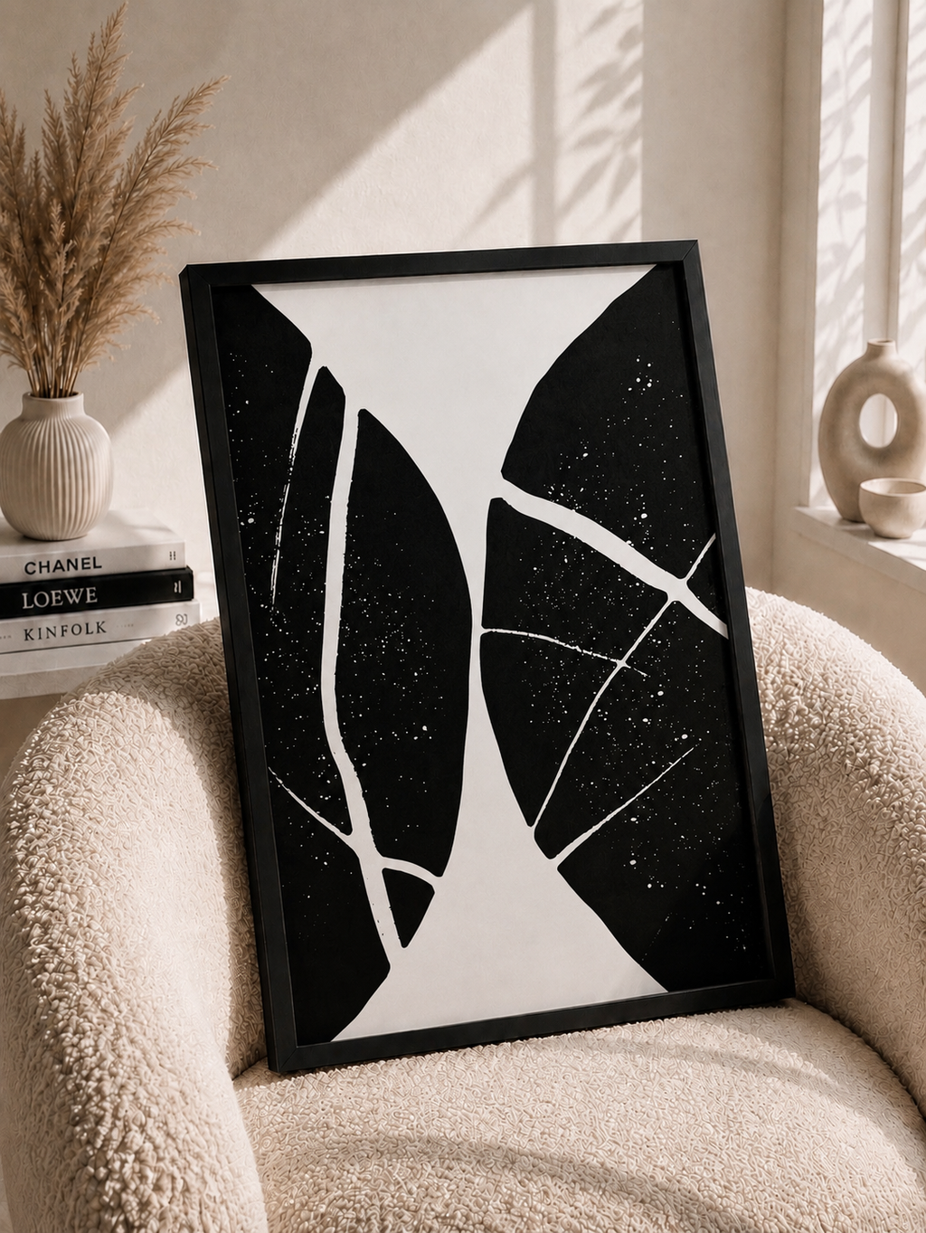 Постер  Monochrome Leaves
