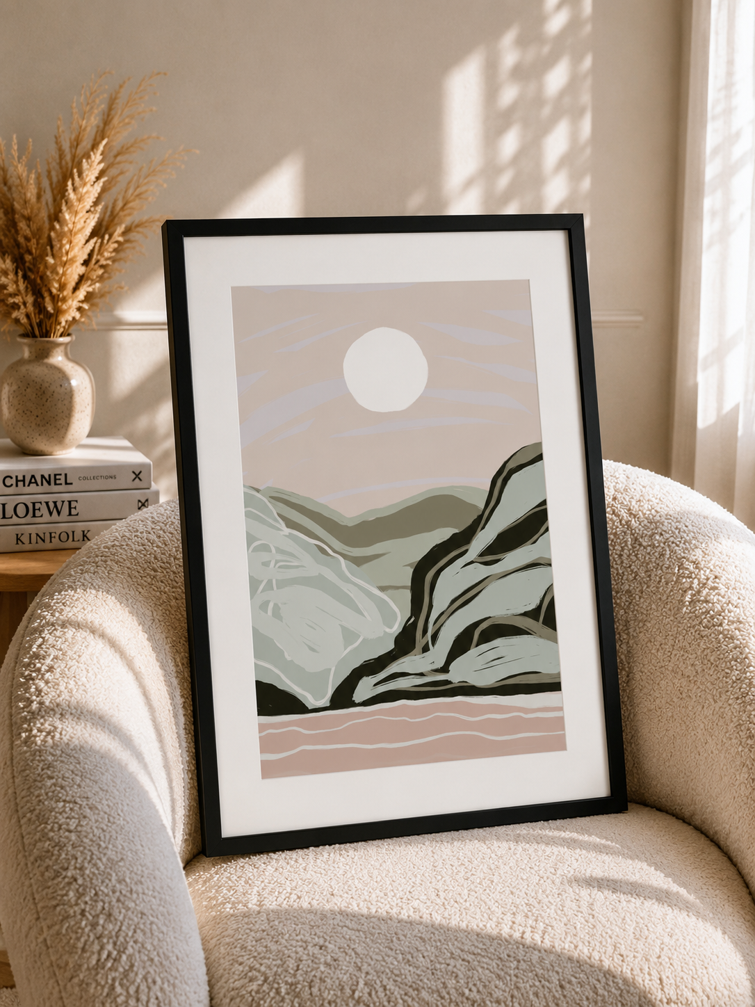 modern abstract wall art print