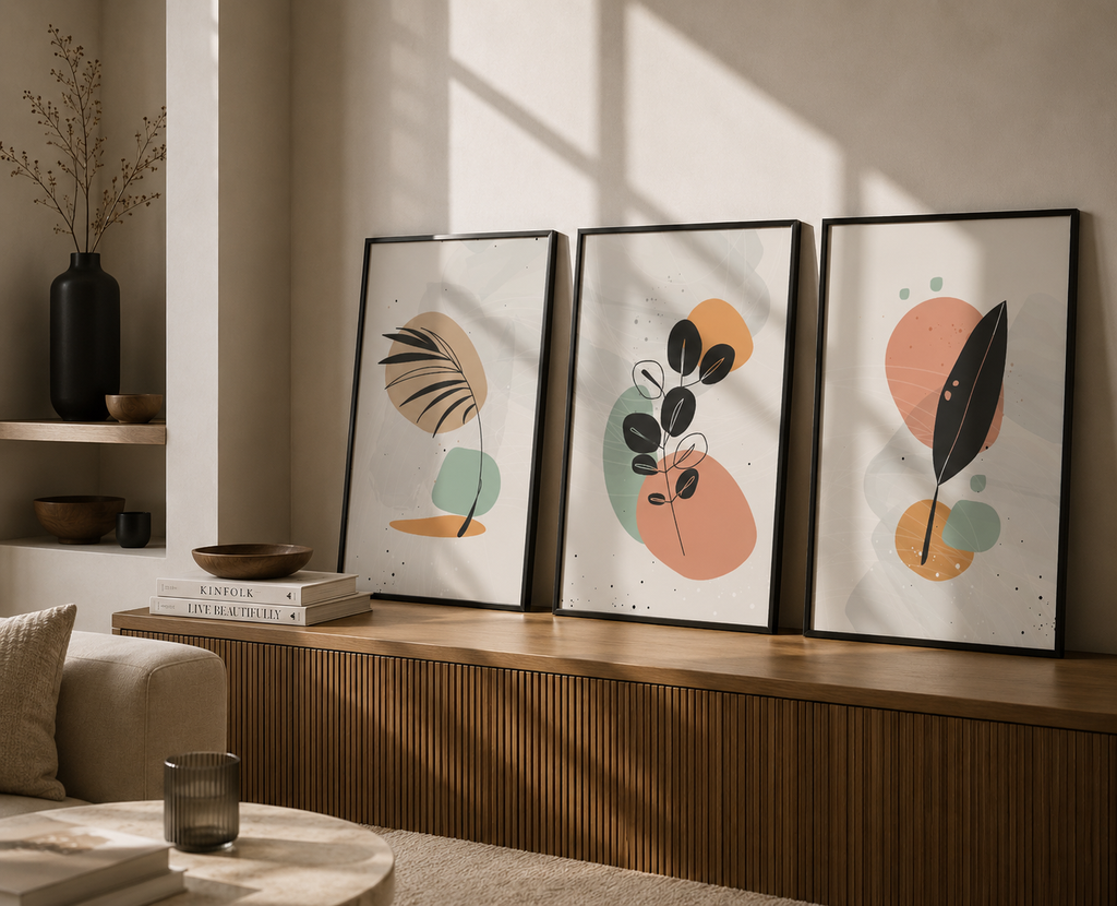 EL Frames modern abstract wall art print