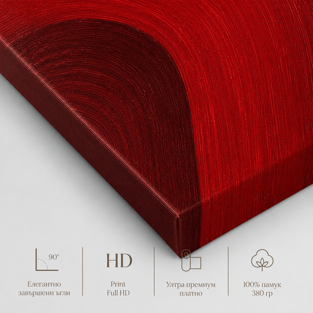 Сет от 2 картини на платно - Rouge Reverie
