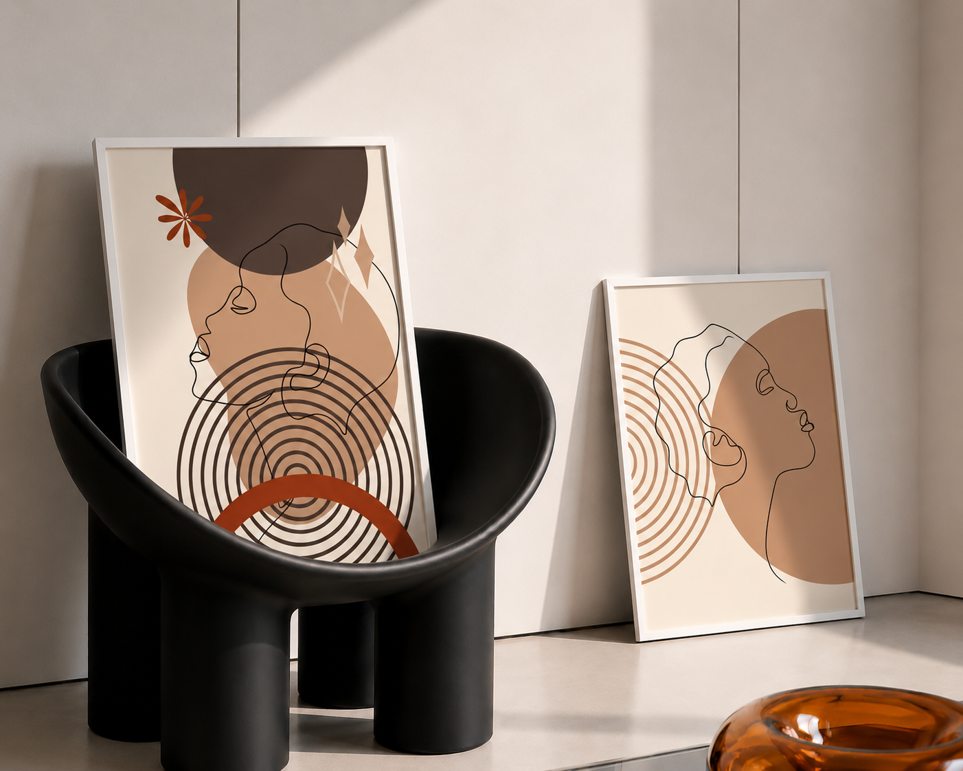 abstract wall art poster