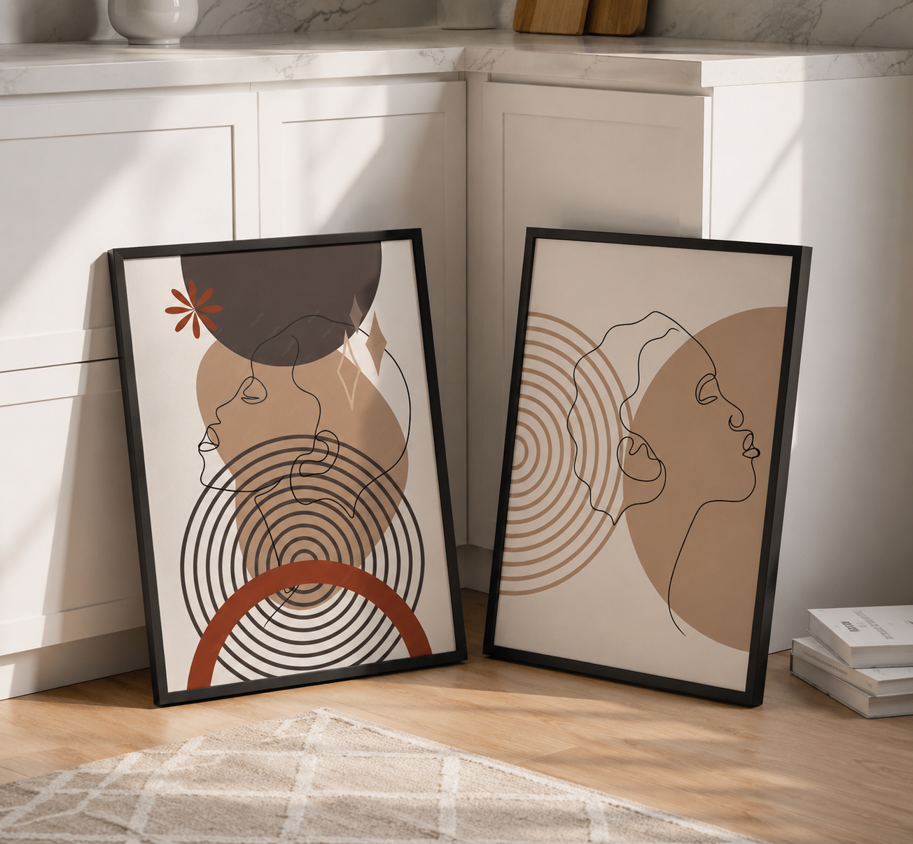 abstract wall art poster