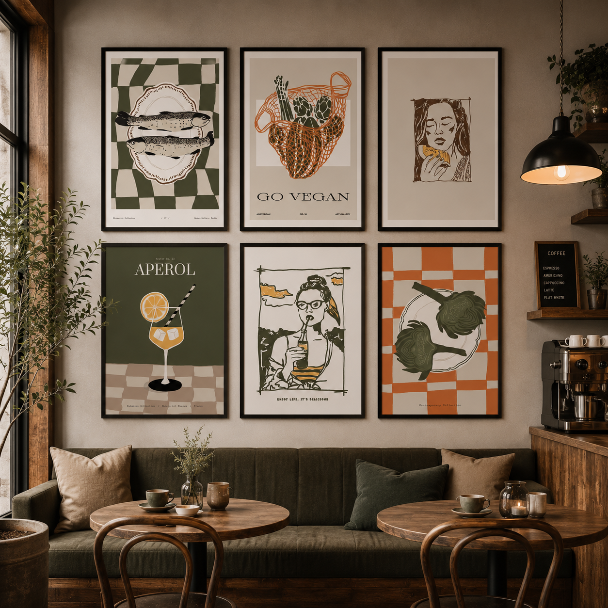 Сет от 6 картини - Tasteful Living
