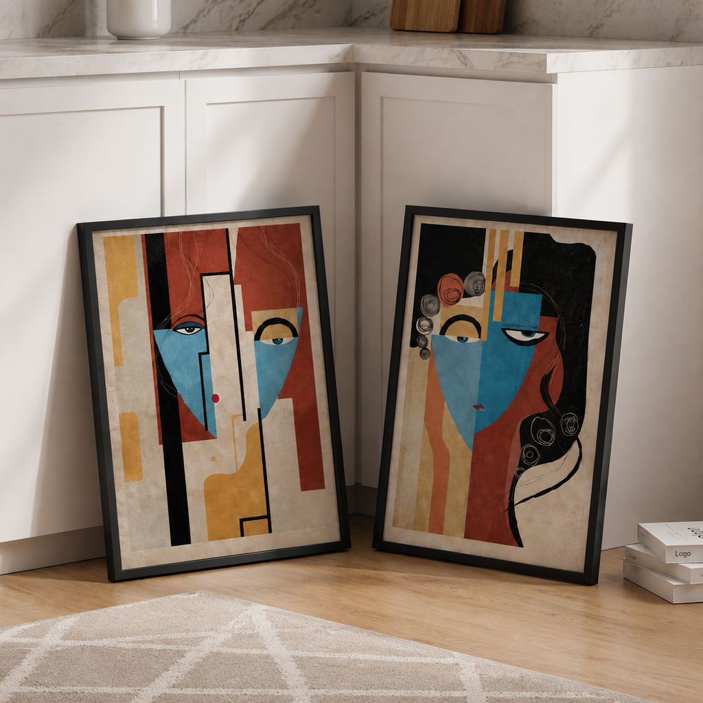modern abstract wall art print