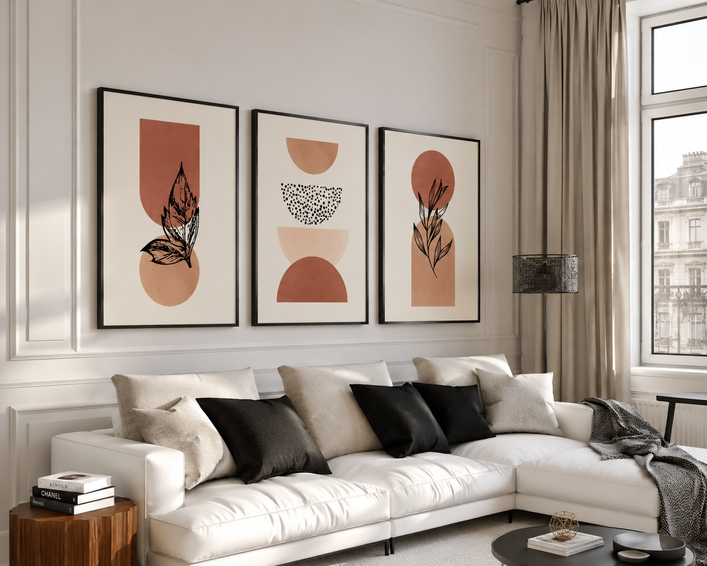 EL Frames modern abstract wall art print