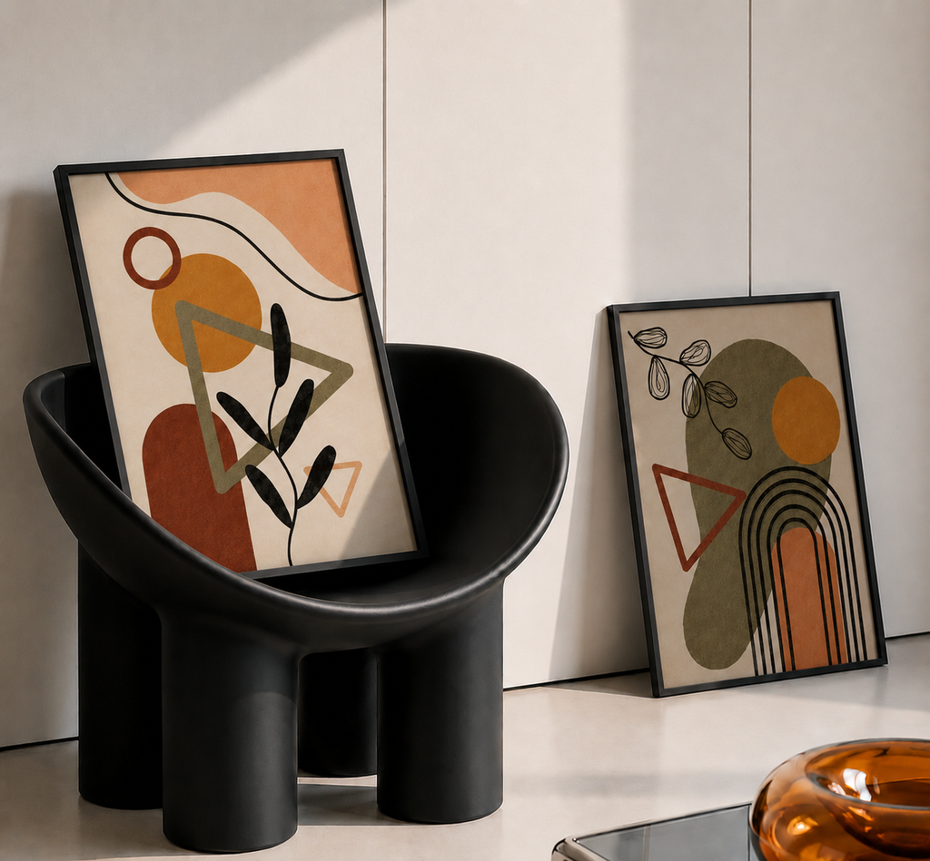 modern abstract wall art print