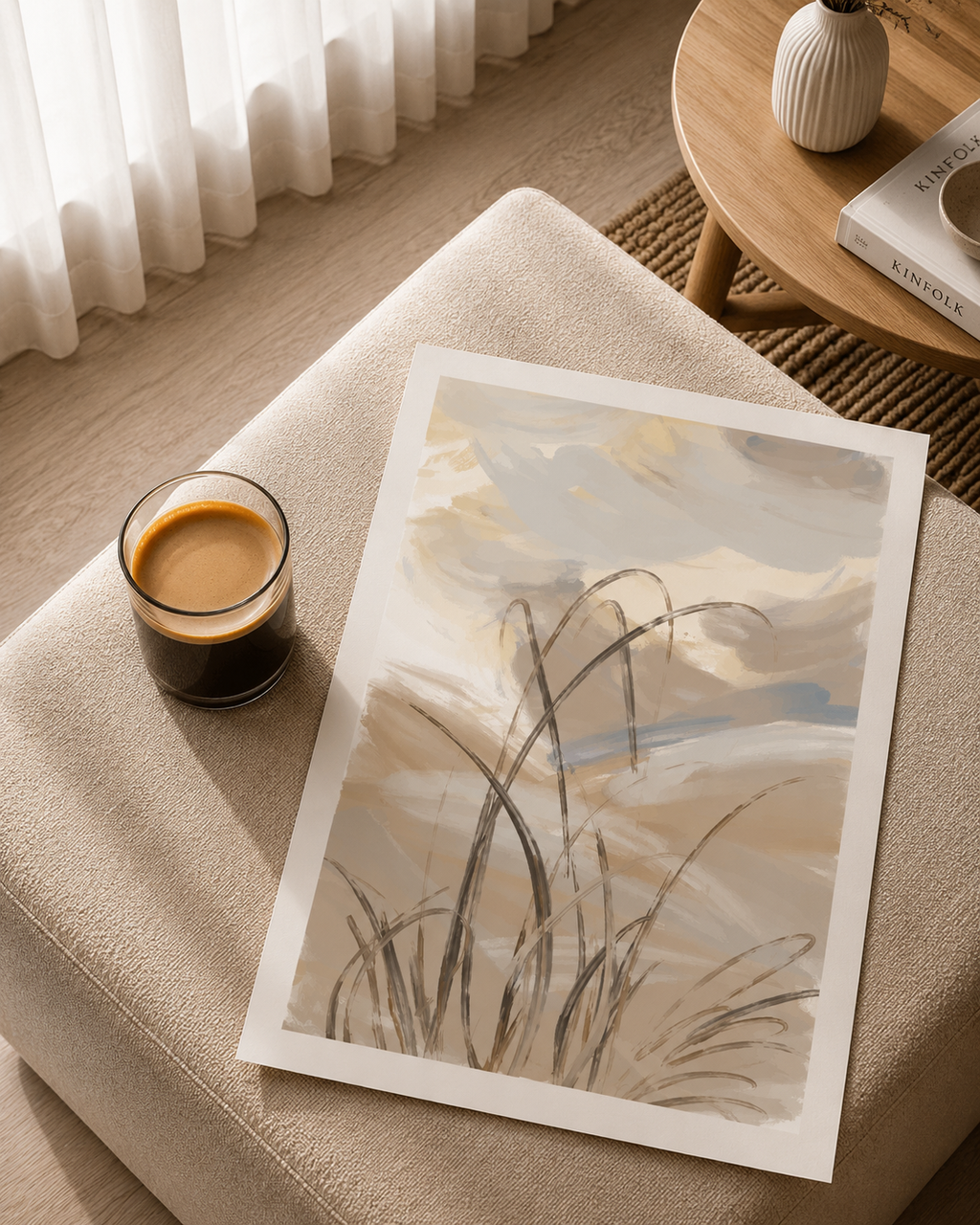 modern abstract wall art print
