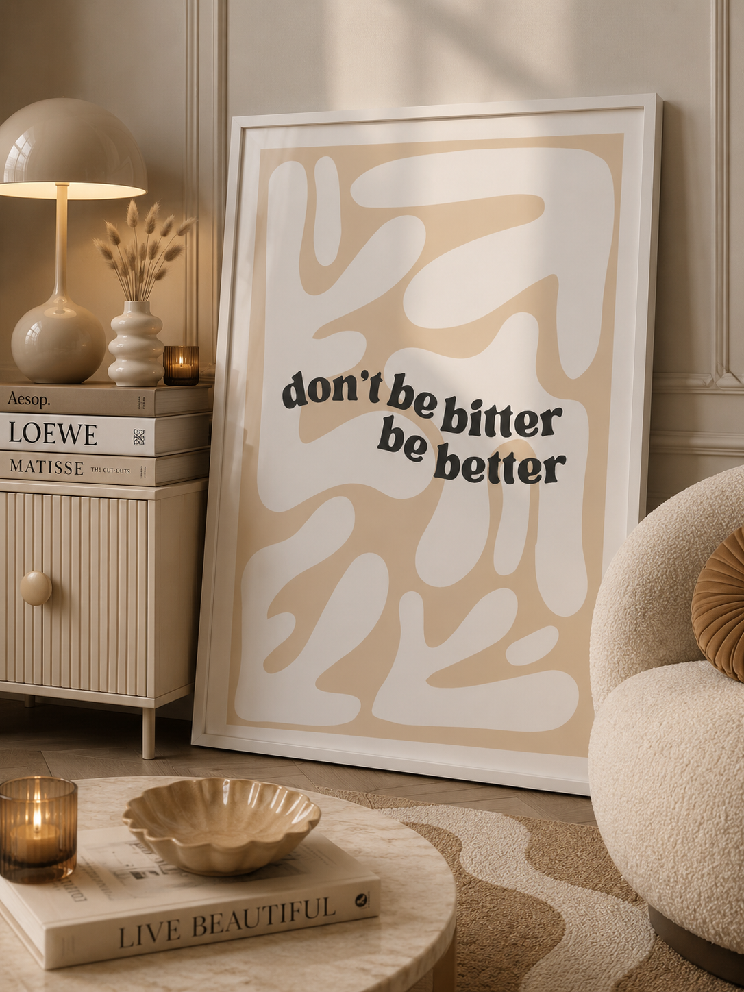 abstract wall art poster