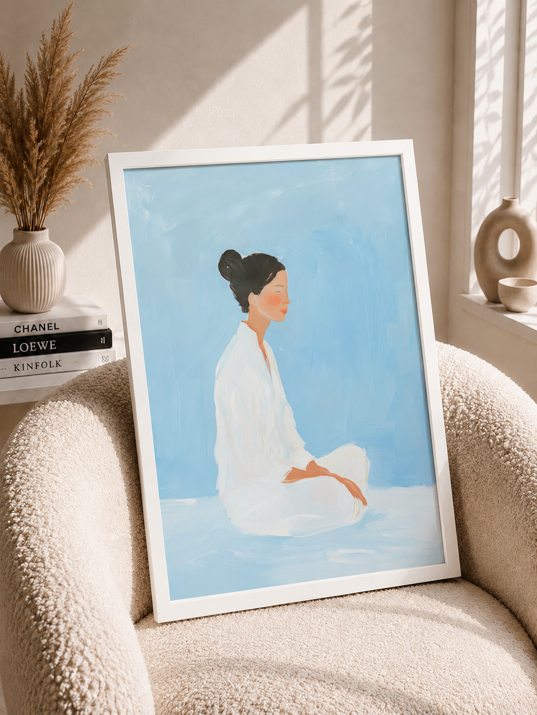 Постер Azure Stillness в интериор