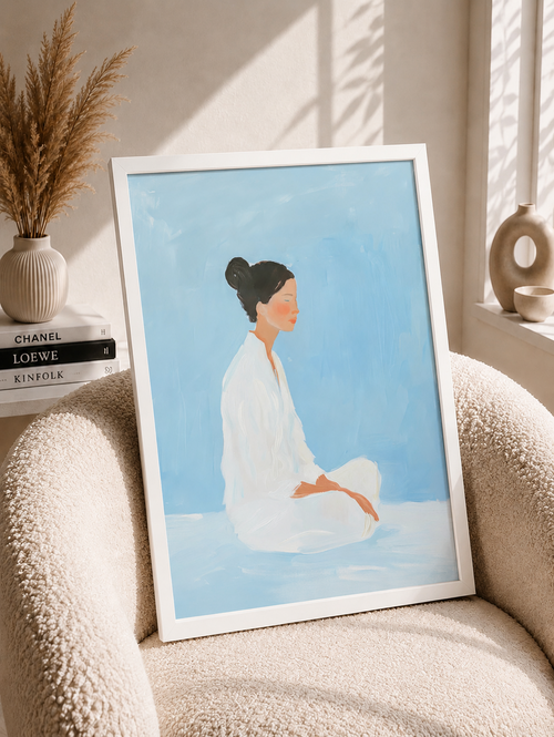 Постер Azure Stillness в интериор