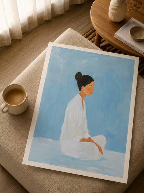 Постер Azure Stillness без рамка
