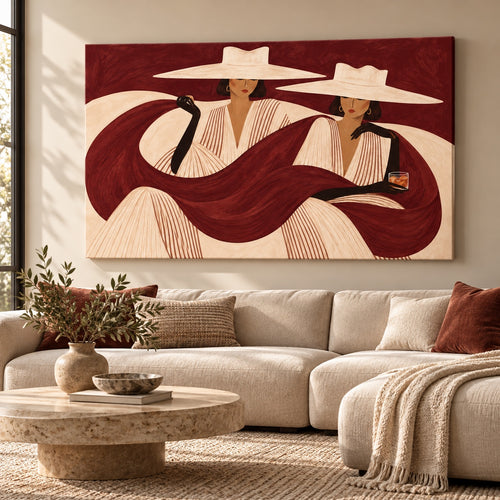Burgundy Muse в интериор
