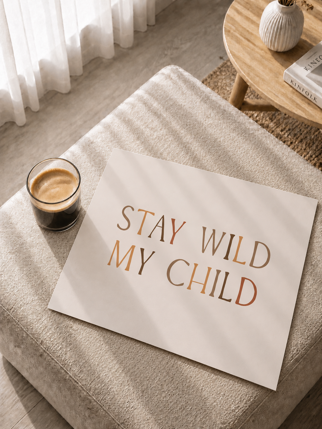 Постер Stay Wild без рамка