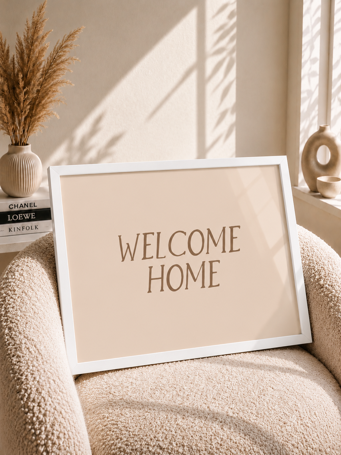 Постер Welcome Home в бяла рамка
