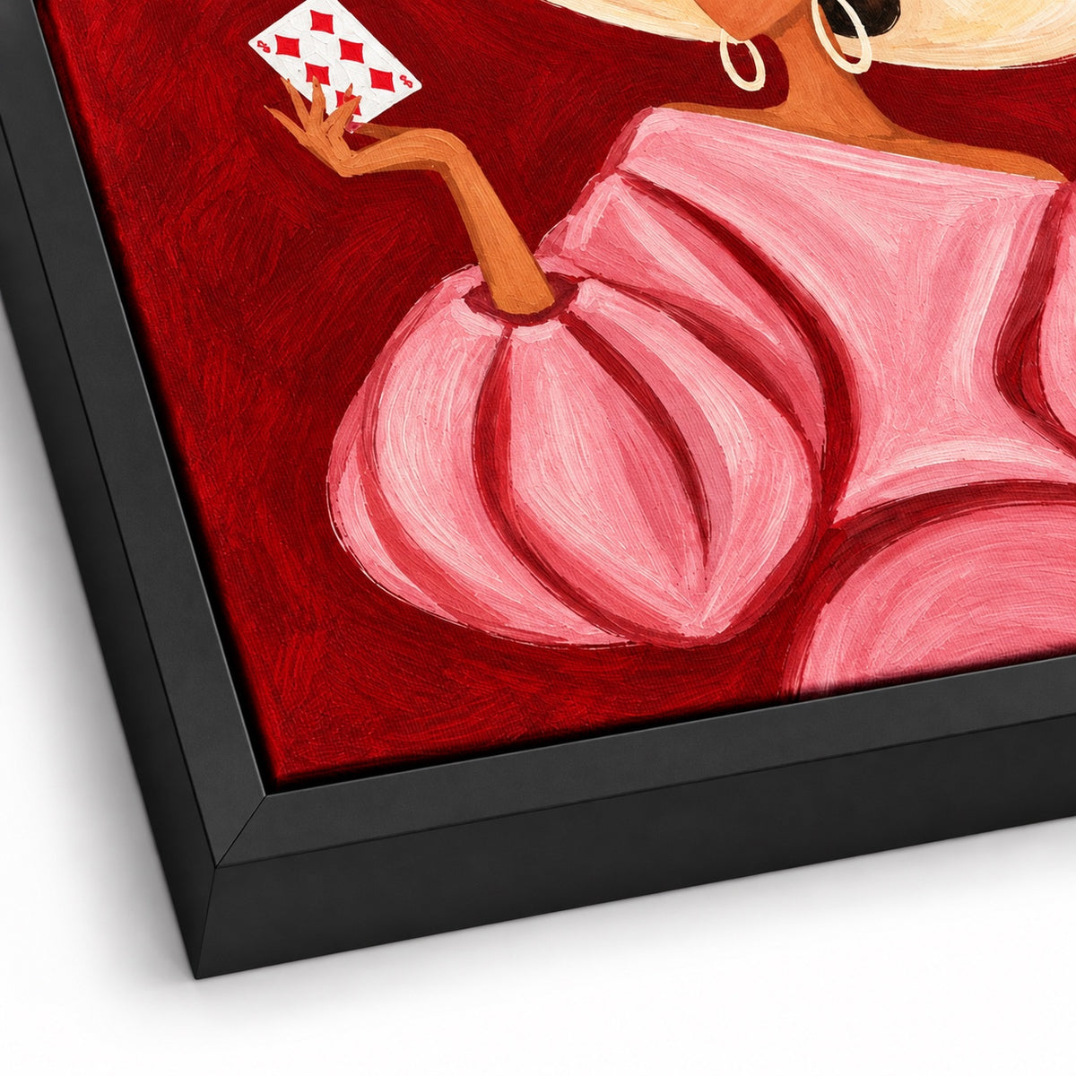 Lady Luck с черна декоративна рамка