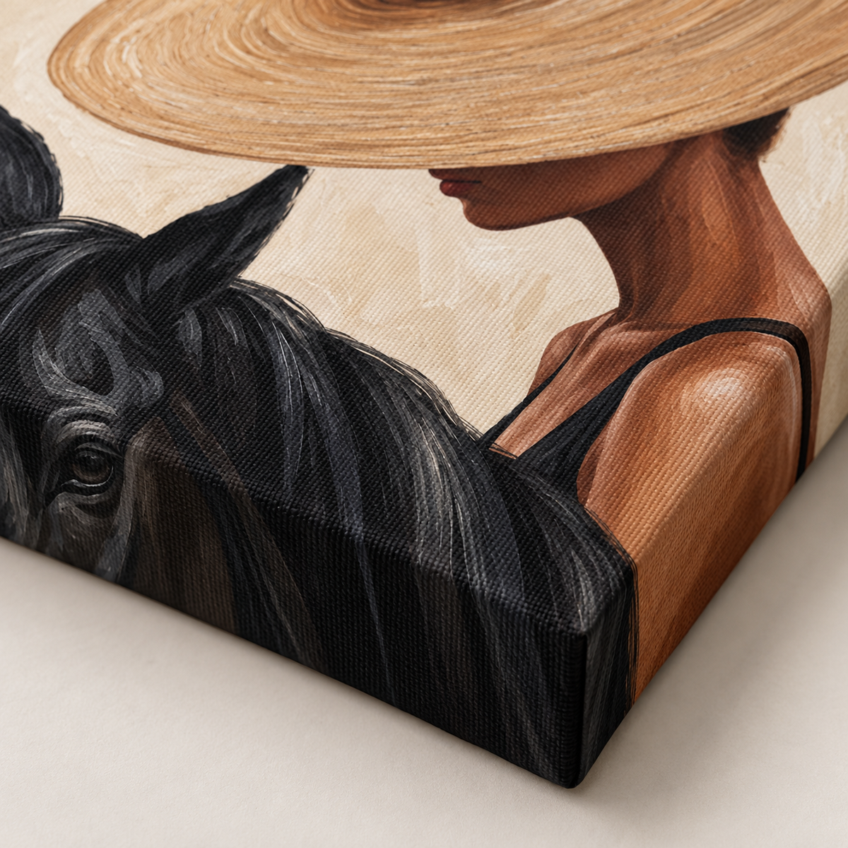 QUIET BOND — canvas corner without text