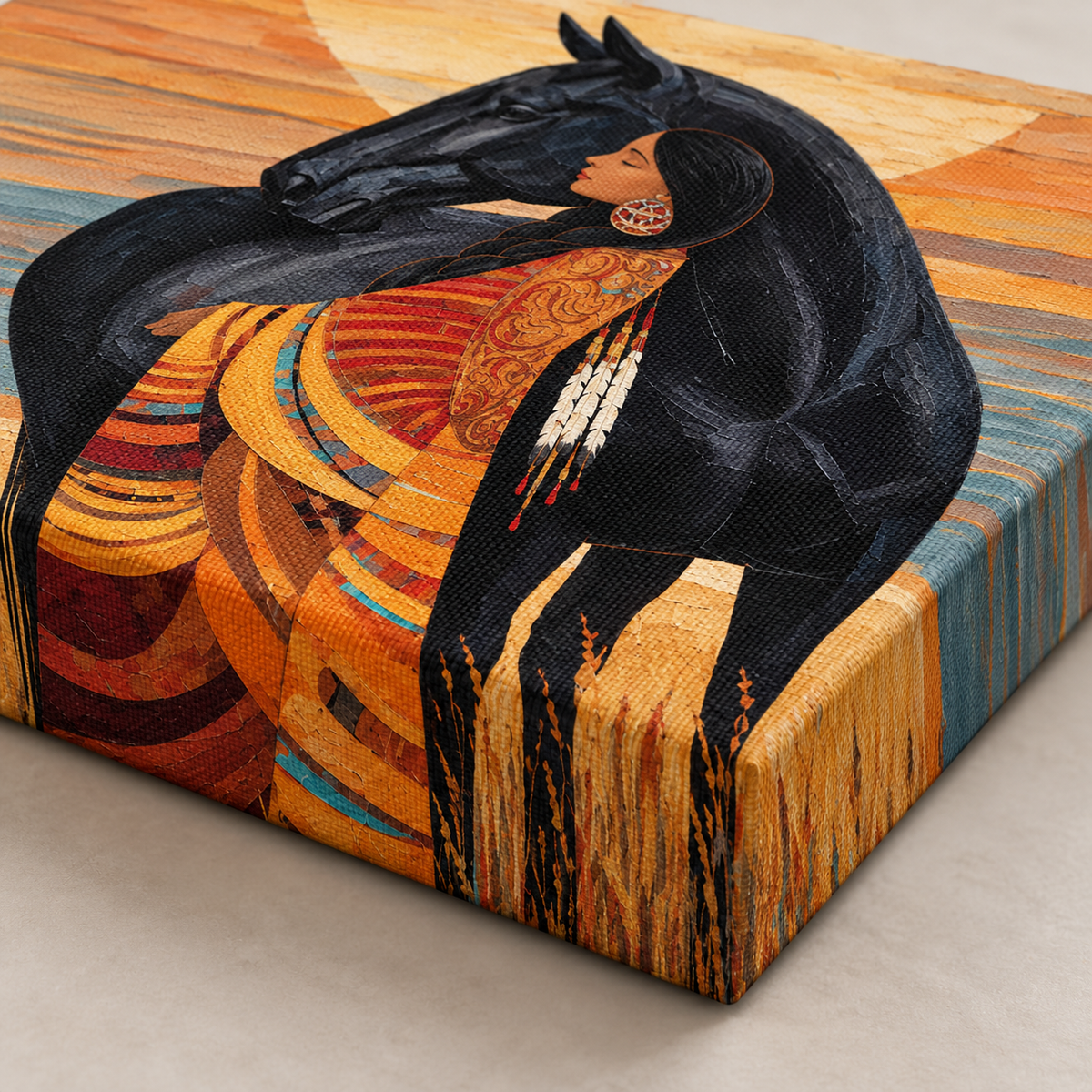 WILD SPIRIT — canvas corner without text