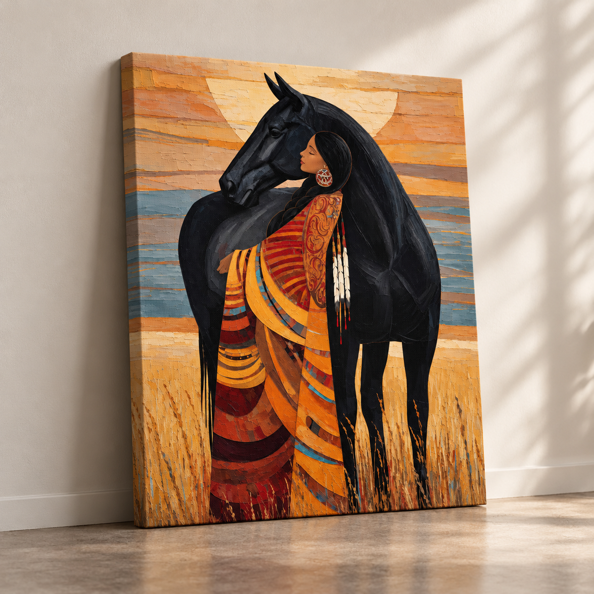 WILD SPIRIT — leaning canvas